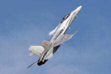 Swiss Air Force FA18C Hornet - Global Aviation Resource. Picture Courtesy of Karl Drage